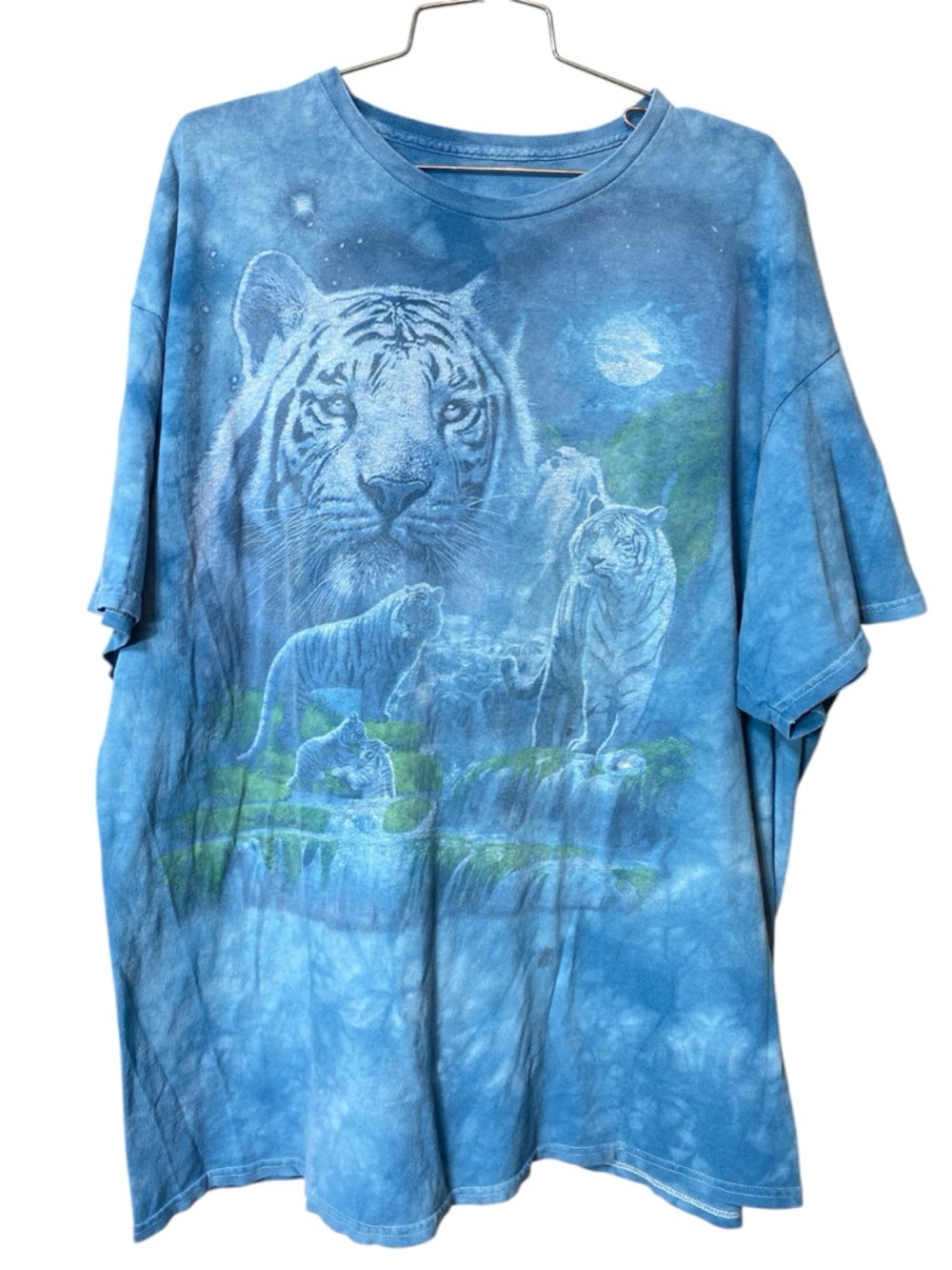 Tiger Graphic Shirt Liquid Blue